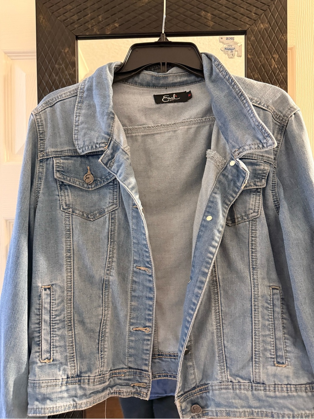 Earl Jeans Light Blue Denim Jacket - Classic Jean Jacket